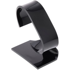 Plymor Black Acrylic Watch Display Stand, 1.75" W x 3" D x 3.75" H