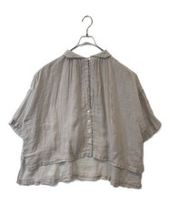 nest Robe Linen Gazel Loose Square Shirt 01242-1128 FREE gray Ext 