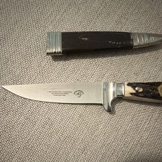 Vintage Jagdmesser Solingen „Weidmannsheil“ – D2000 Razor Steel
