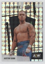 2022 Upper Deck Allure AEW White Diamond 37/50 Austin Gunn #57 10cv
