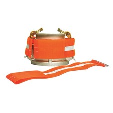 GRAINGER APPROVED 2X25OCAMSR Cam Arm Strap,Orange 25 in L,2 in W,PK10 56GX84