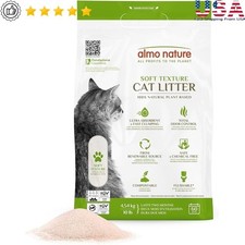 Natural Cat Litter Dust Free Biodegradable Absorbent Odor Control Safe Pets Cats