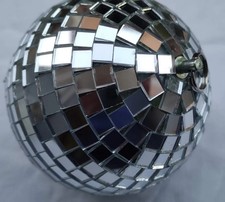 PALLA SFERA SPECCHI 10 CM DIAMETRO palletta natale decorazione mini pallina dj