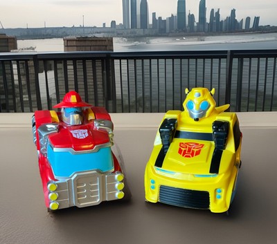 Transformers Rescue Bots Academy Action Cars Heatwave Firetruck Bumblebee Car