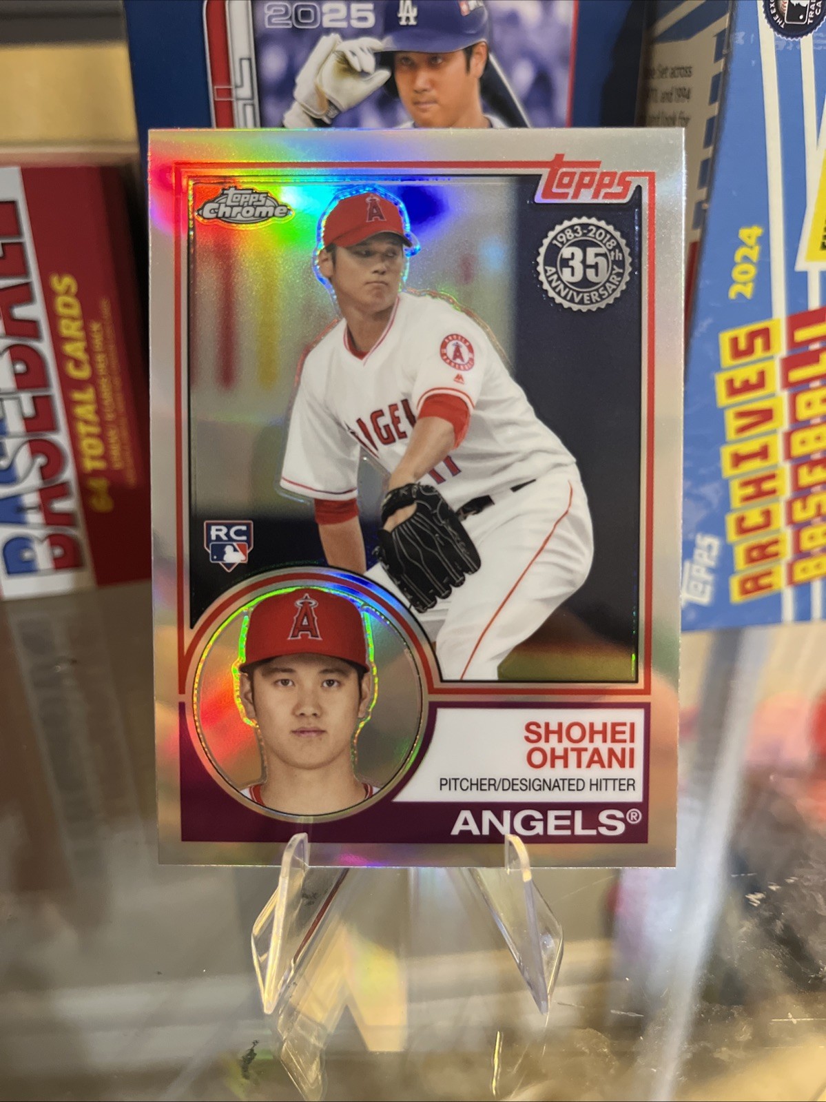 2018 Topps Chrome 1983 Topps Anniversary Refractor Shohei Ohtani RC Rookie