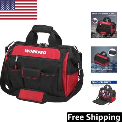 Professional Grade 16'' Tool Organizer Bag - Waterproof & Multi-Compartment