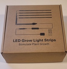 LED Grow Light StripFull Spectrum for Indoor Plants w/ Timer Dim. Remot. Adhesve
