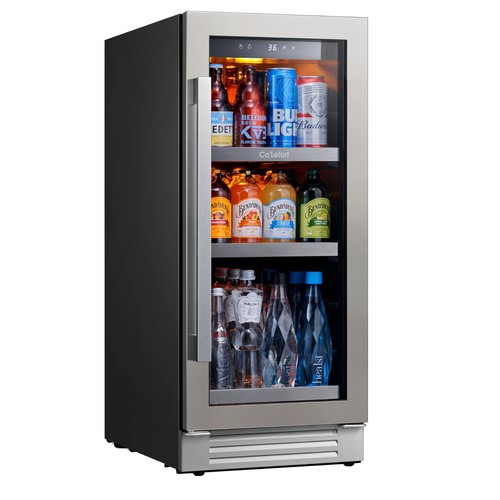 Ca'Lefort 15" Beverage Refrigerator Mini Cooler Soda,Beer 34°-54°F Home/Kitchen