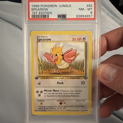 Spearow (1st Edition) graded PSA 8 for sale on eBay