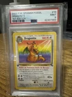 2000 Pokemon SPANISH 1st Edition Fossil Dragonite Non Holo 19/62 PSA 9 MINT