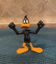 Vintage Looney Tunes Daffy Duck 3  PVC Figure Toy 1991 Warner Brothers