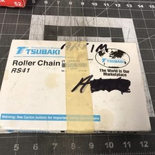 TSUBAKI RS41 ROLLER CHAIN 10-feet 1/2-inch Pitch 41 Roller Chain RS41 LZS16J 