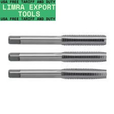 Best Quality ME Threading Hand Taps Set Of 3 Pcs 3/8" x 32 TPI