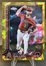 2025 Topps Chrome Sapphire Edition Zac Gallen #4 Gold /50