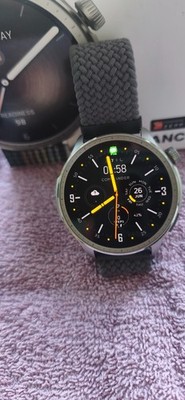 Amazfit Balance 46mm Aluminiumgehäuse mit Silikonarmband - Schwarz