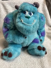 Cute Disney Store Monsters Inc Sulley Plush Missing Mike Super Soft 13  Inches