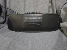 Sony CFS-B15 CD/Radio/Cassette Boombox Tested Everything Works Clean Unit