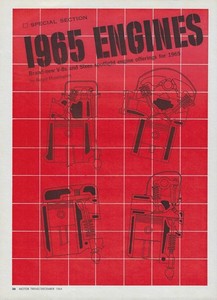 1965 Performance Engine Preview Vintage Magazine Article Ad 426 Max Wedge HEMI