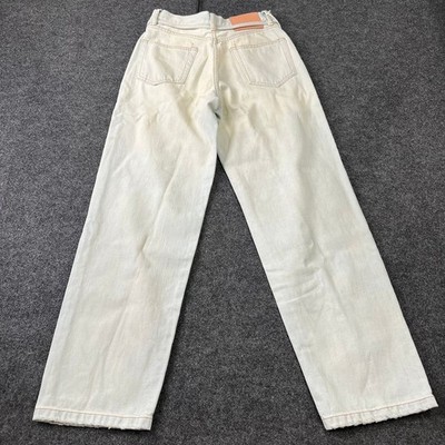 Acne Studios 1991 ホワイト 28×32 ACNE STUDIOS 1991 Loose Fit Jeans Men's Size 25/32 Light Blue
