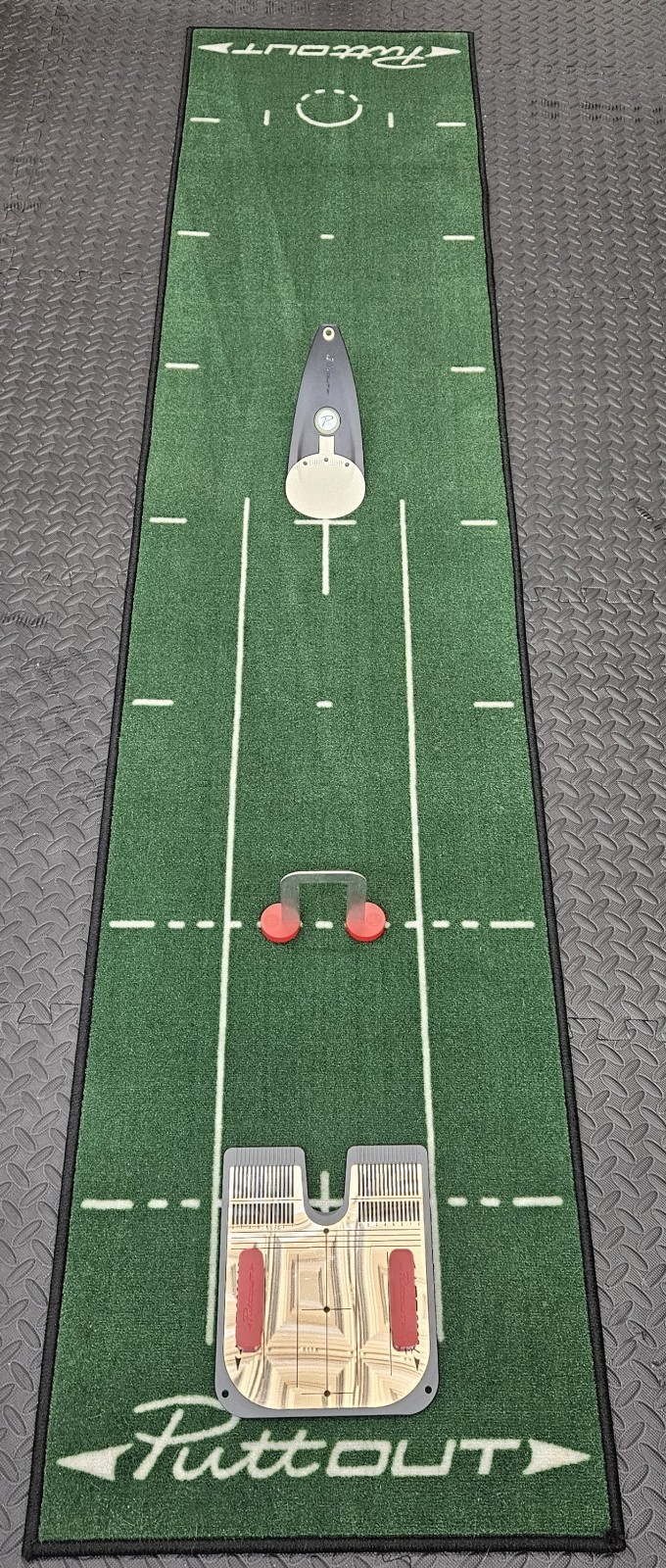 PuttOut PRO Green Indoor & Portable Putting System w/Training Aids
