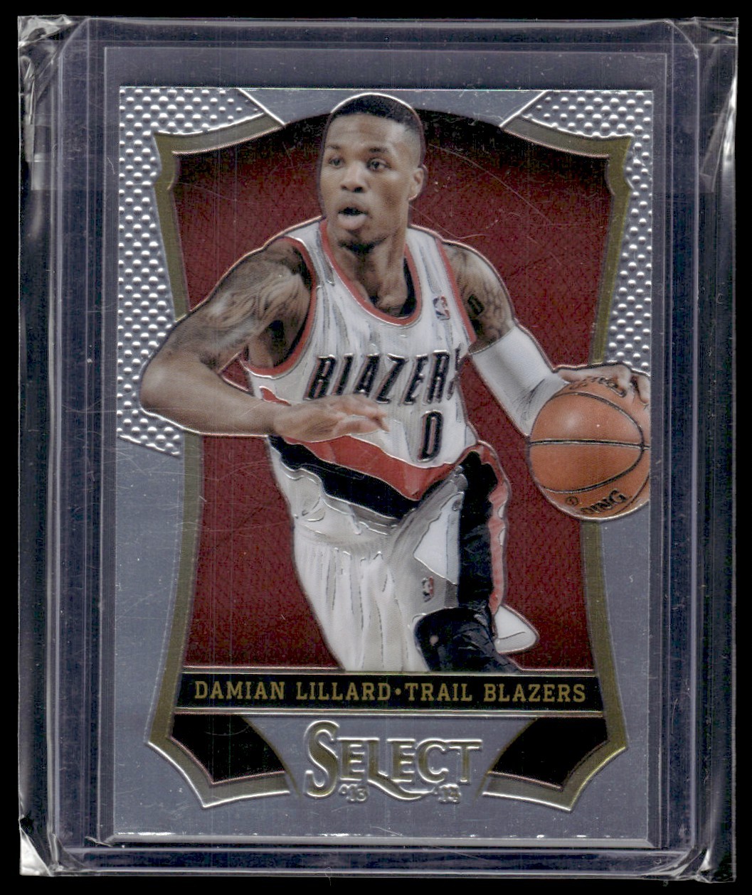 2013-14 Panini Select Damian Lillard Portland Trail Blazers #62