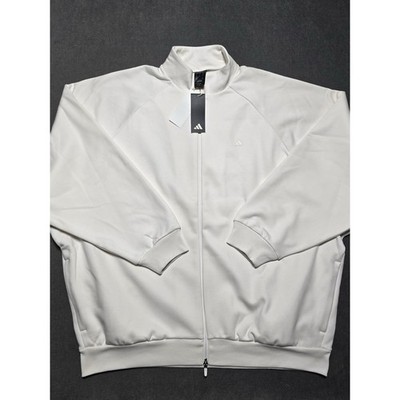 Adidas One FL Track Tops Men 2XL Cloud White Full Zip Basketball Jacket Unisex