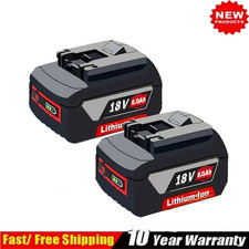 2PCS 18V Li-Ion Battery BAT620 BAT609 Professional GBA 6.0Ah For Bosch