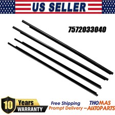 4pcs For Toyota Camry 1997-2001 Car Weatherstrip Window Seal 7572033040