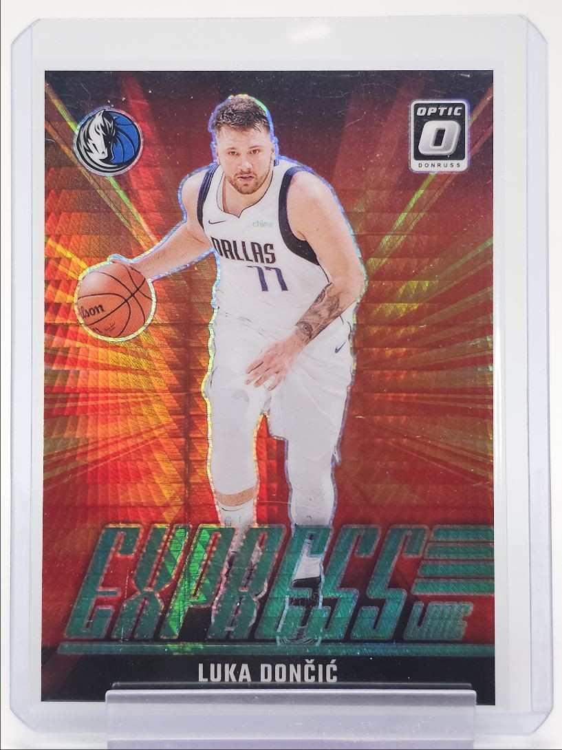 LUKA DONCIC 2024-25 DONRUSS OPTIC EXPRESS LANE HYPER GREEN /249 Q1454