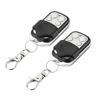 2Pcs 12V Universal Fixed Code 4-Button Gate Garage Opener Remote Control