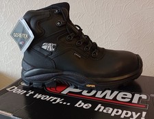 U-Power Drop GTX S3 *size UK7 ~ EU41* black leather safety work boots GORE-TEX