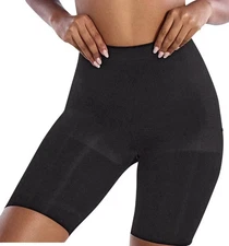 Curveez Women's Size 2XL Black Shaper Shorts Shapewear