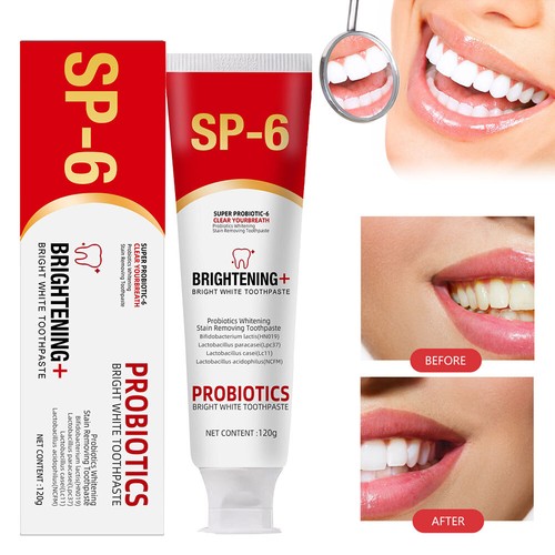 SP-6 Probiotic Toothpaste,Sp-6 Toothpaste Whitening 2PCS SW - Picture 2 of 15