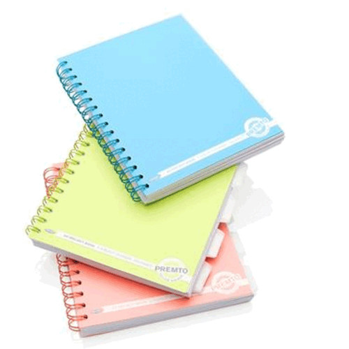 A4/A5 Project Book Wiro Refill Pad with Subject Dividers Ruled Punched Pages 250 - Picture 20 of 21