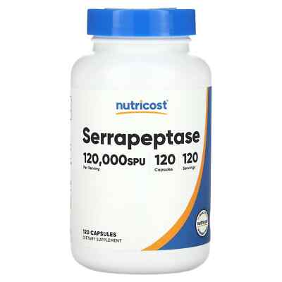 Nutricost  Serrapeptase 120.000 SPU 120 Capsules