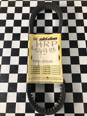 Ski-Doo Bombardier Skandic Formula MXZ OEM HRP Snowmobile Drive Belt 500-5111D