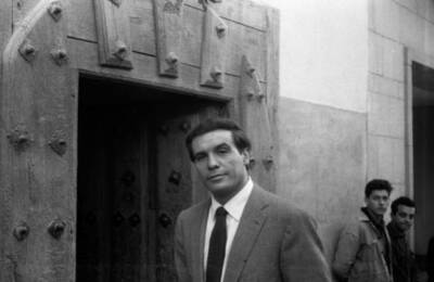 Actor Francisco Paco Rabal filming El Diablo tambien llora 1962 OLD PHOTO 1