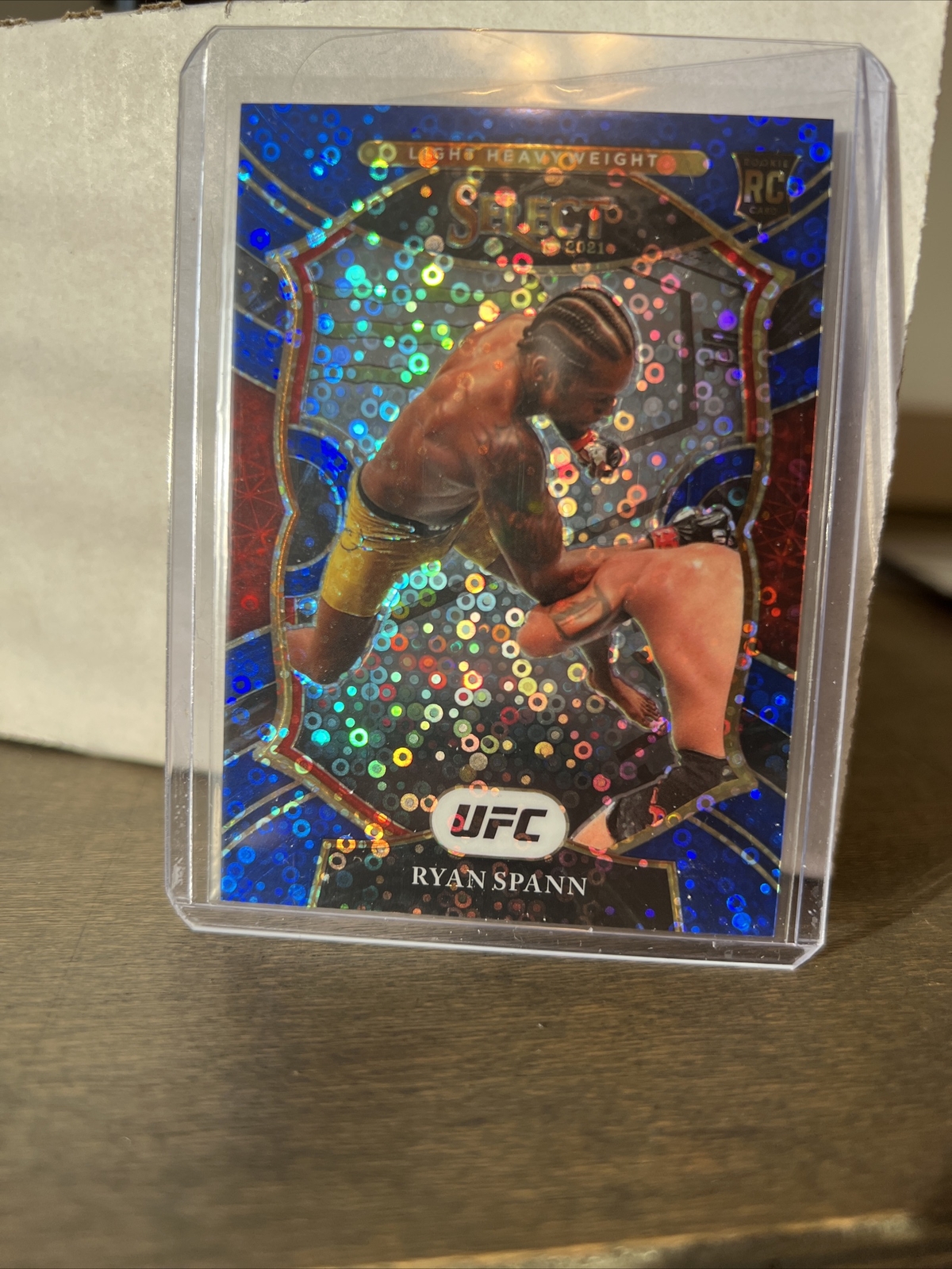 2021 Select UFC Ryan Spann Blue Disco Concourse /99