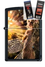 Zippo 5137 faerie Lighter with *FLINT & WICK GIFT SET*