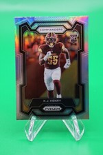 2023 Prizm Rookies Prizm Silver #400 K.J. Henry Washington Commanders JW1