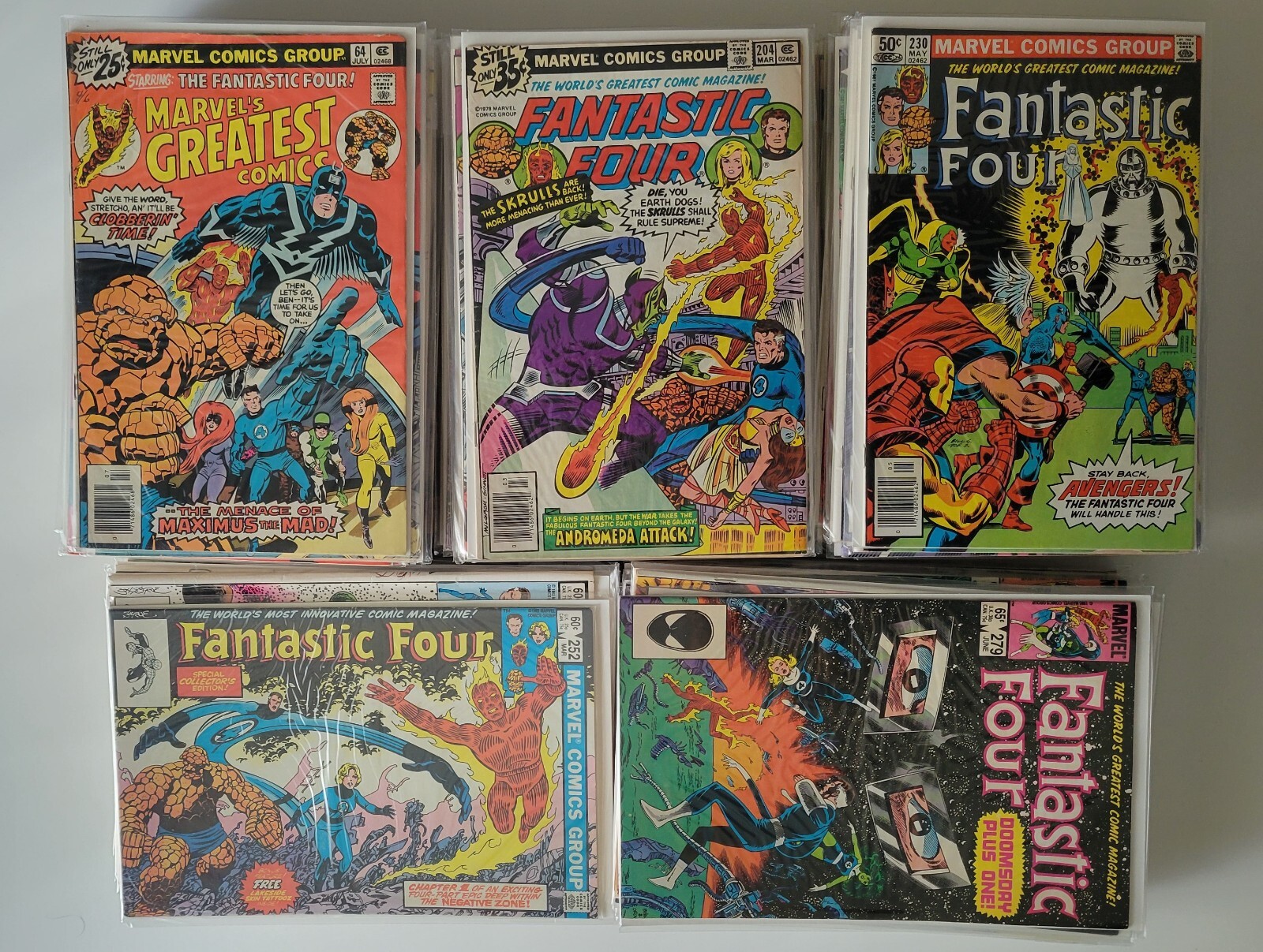Fantastic Four - Lot +110 Comics - 1969-1993 - Ungraded - Please Read Desc.