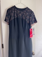 Vintage Jeffrey  Dara Evenings Woman by Tom Barra Sz 12 little black dress NWT