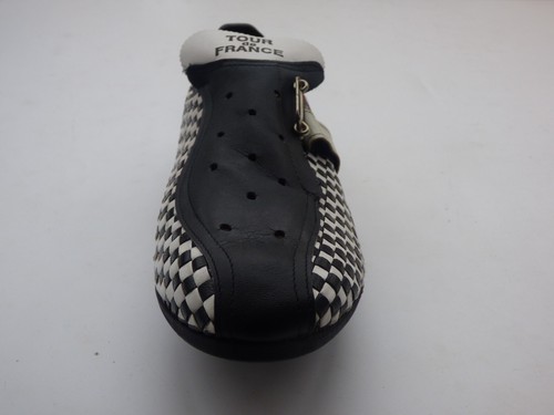 VIGORELLI TDF BRAIDED LEATHER BICYCLE SHOES SIZE 41 - NOS - NIB - Picture 4 of 13