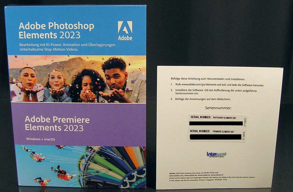 Adobe Photoshop Elements 2023 & Premiere Elements 2023 Vollversion 2 Win/Mac NEU - Bild 2 von 4