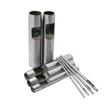 DIY Craft Round Steel Leather Punch Hole Tools Puncher Carbon Tool Sets 15-38mm