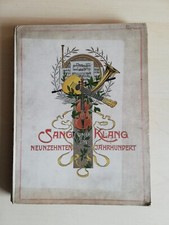Sang und Klang im 19. Jahrhundert  Klavier Noten  Operette Oper Lied Tanz Musik
