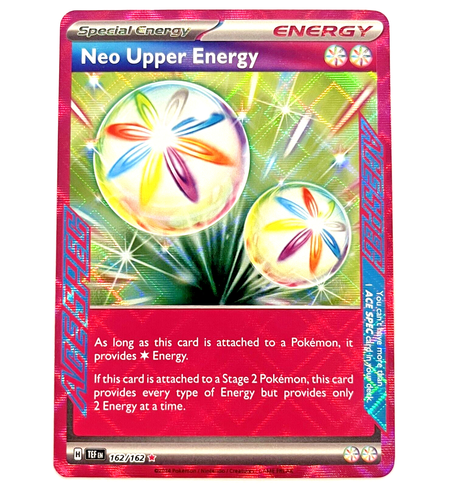 neo upper energy pokemon card value Pokemon Neo Upper Energy 162/162 - Fuerzas temporales - Ace Spec