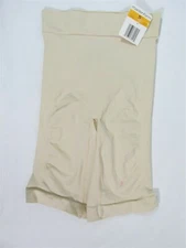 029X04 Maidenform 12505 Control It Hi-Waist Thigh Slimmer FIRM Shpewear SM Beige