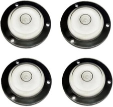 4Pcs Spirit Bubble Levels Little Circular Level Measuring Tools Multi-Directiona