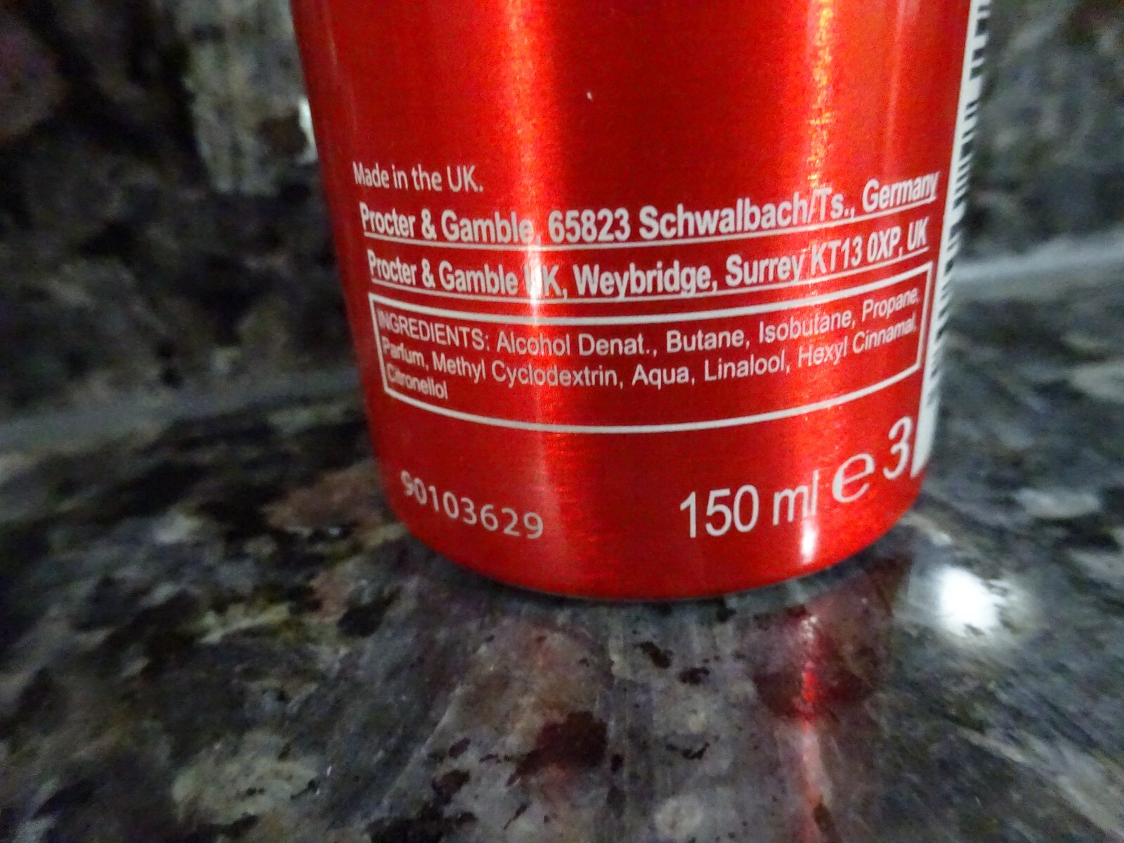 7 Old Spice CAPTAIN Scent Deodorant 0% Aluminium Salts Men's Body Spray 150 ml